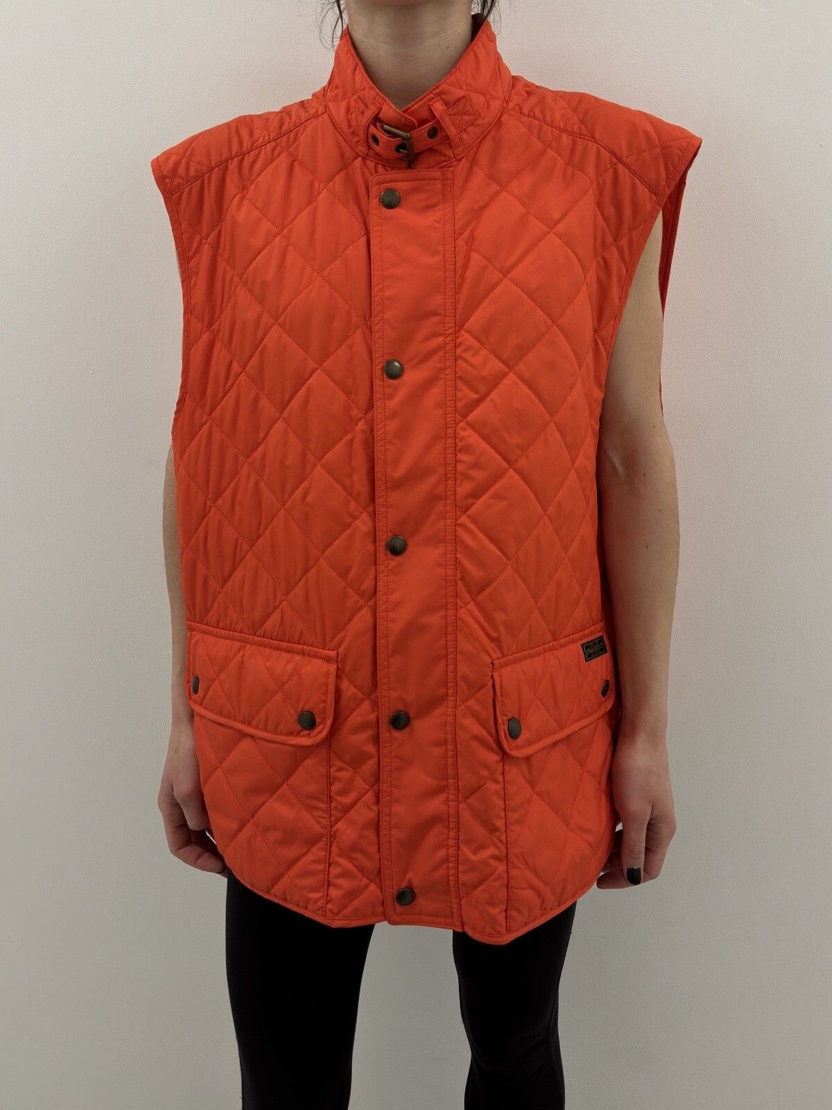 Polo Ralph Lauren Polo Ralph Lauren Gilet Orange Quilted Lightweight Snap Size US XL / EU 56 / 4 - 1 Thumbnail