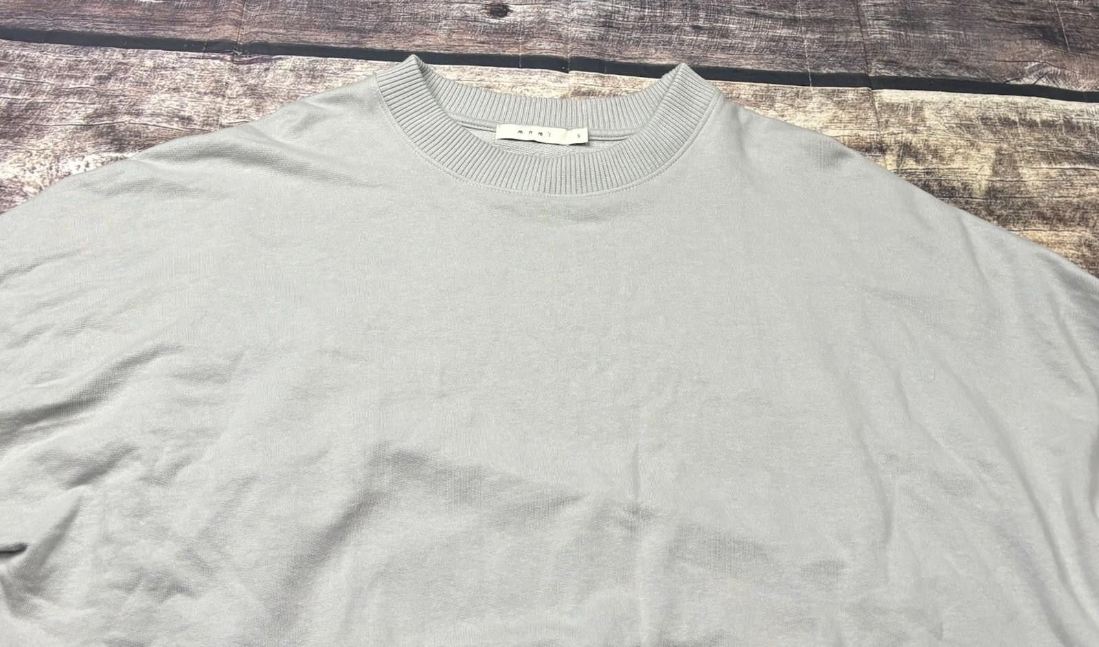 MNML Mnml Sweatshirt Mens Small Oversized Blue Crew Neck Cotton Size US S / EU 44-46 / 1 - 4 Thumbnail