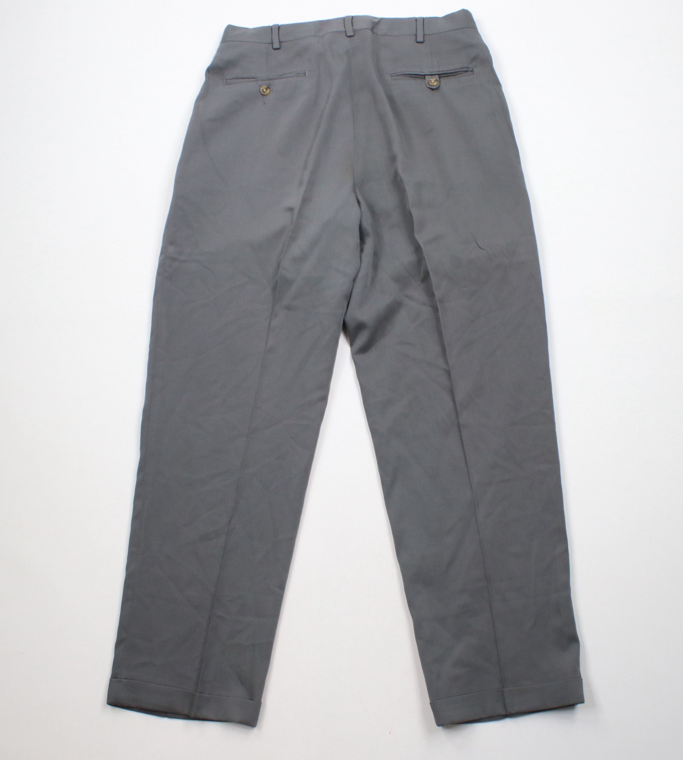 Tommy Hilfiger × Vintage Vintage 90s Tommy Hilfiger Wool Blend Wide Leg Chino Pants Size US 32 / EU 48 - 11 Thumbnail