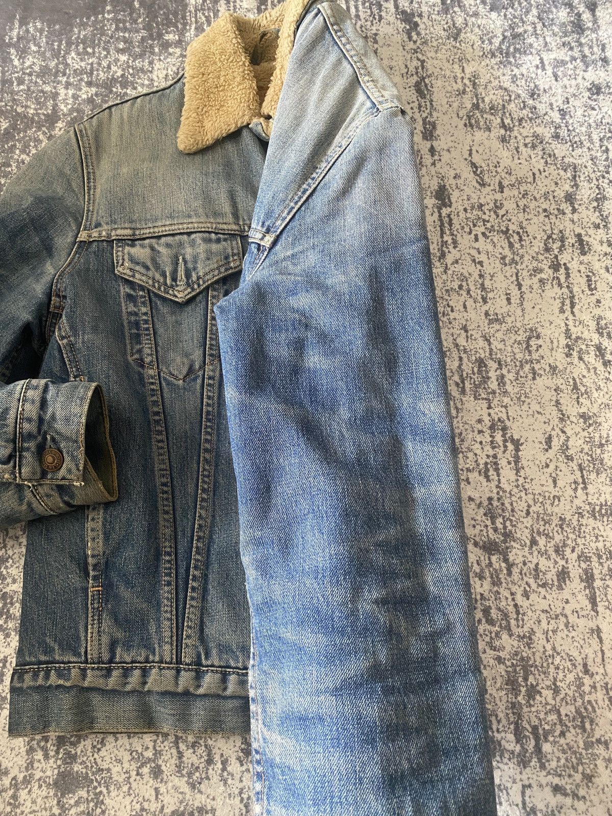 Levi's Vintage Levi's Sherpa Fleece workwear Denim Jacket 00s Size US M / EU 48-50 / 2 - 16 Thumbnail