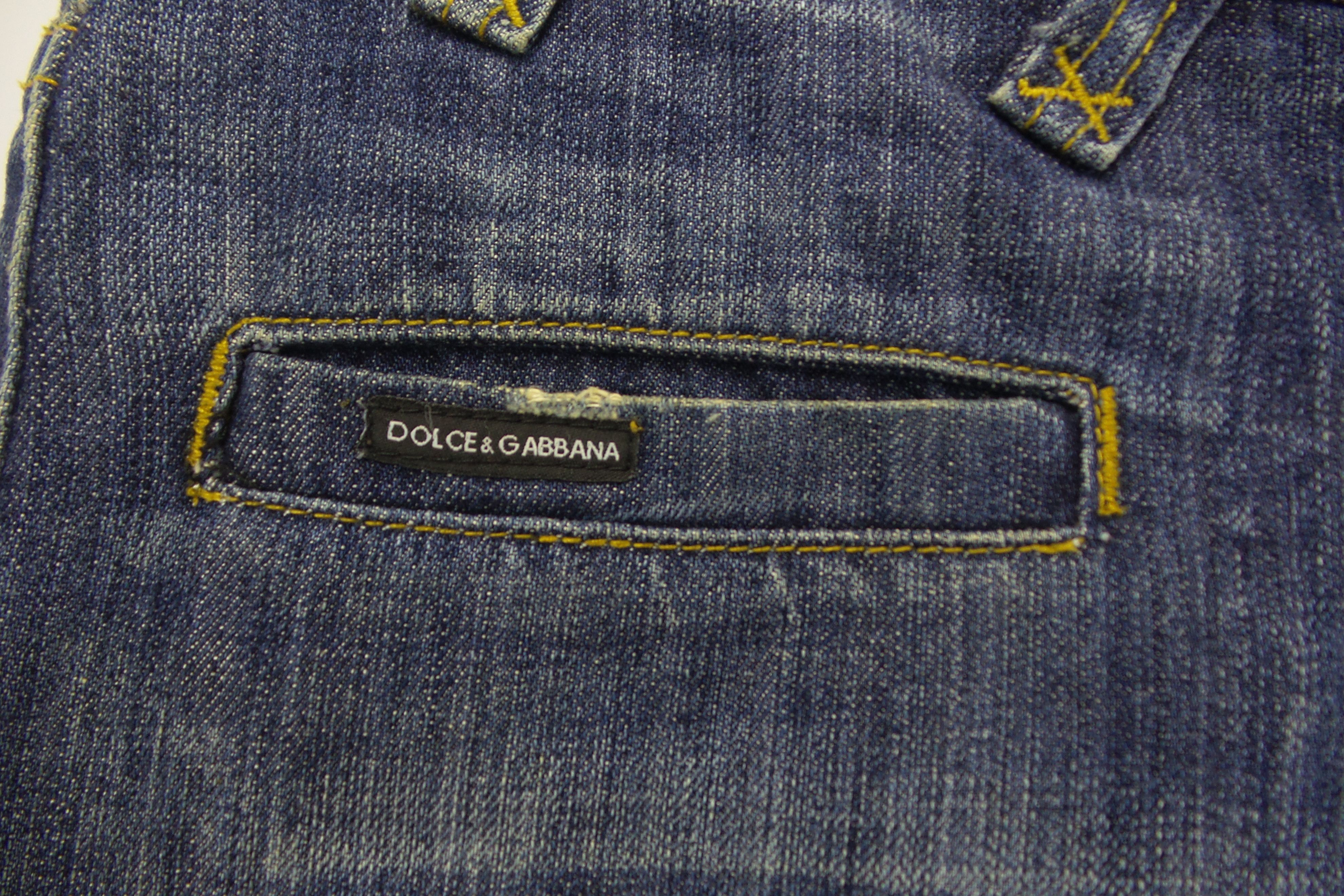 Dolce & Gabbana Dolce & Gabbana Button Fly Stonewashed Jeans W31xL40 Size US 31 - 6 Thumbnail