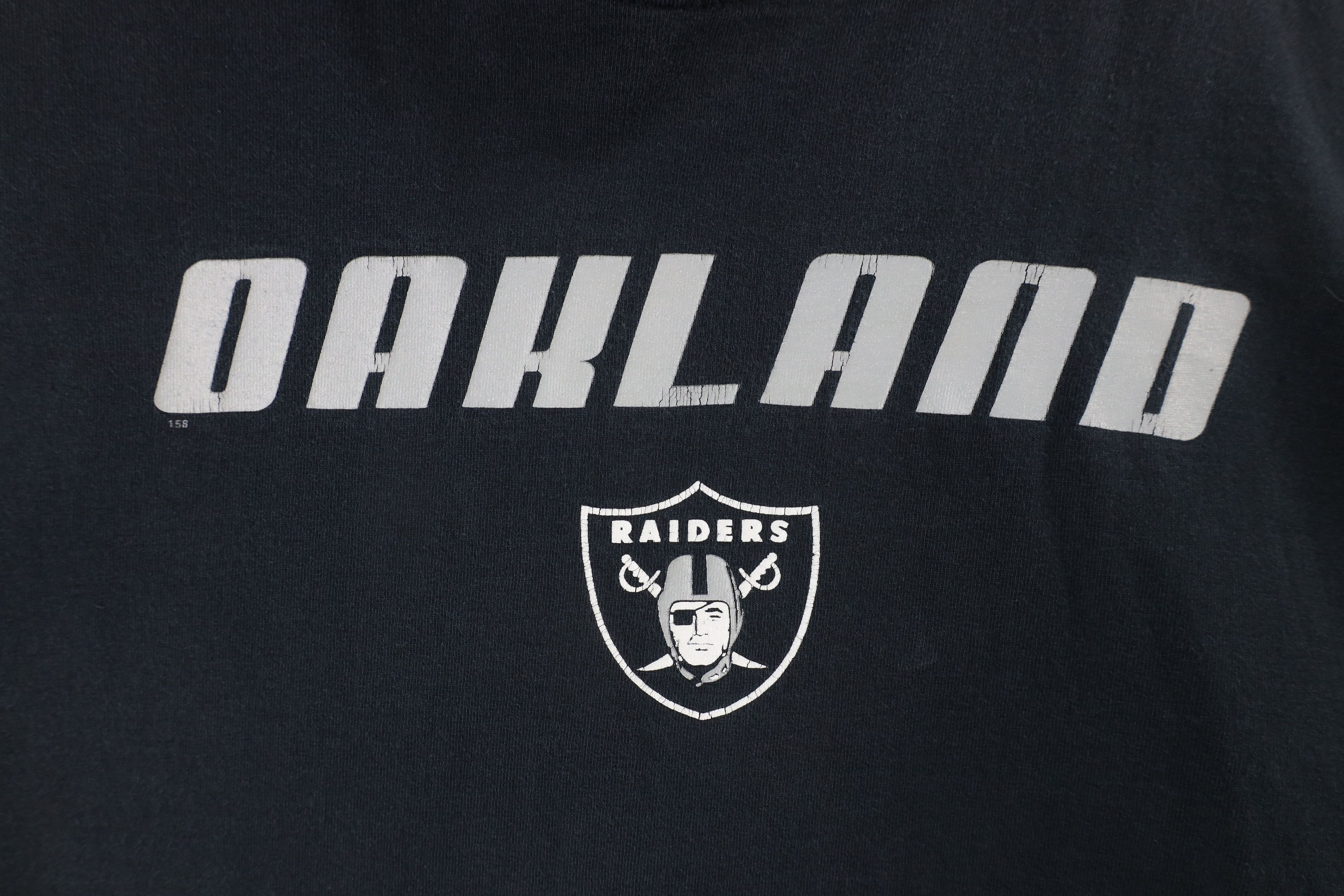 Majestic × Vintage Vintage 90s Majestic Raiders Football Long Sleeve T-Shirt Size US XL / EU 56 / 4 - 4 Thumbnail