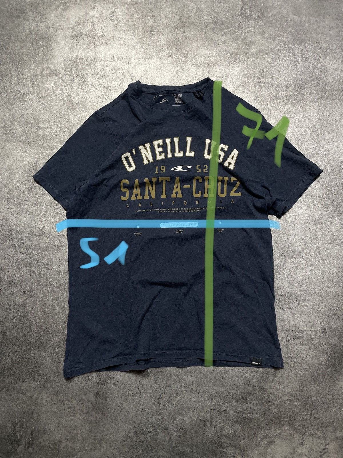 O'Neill × Vintage 🔥Offers🔥O’Neill USA T-Shirt Spellout Santa-Cruz California Size US M / EU 48-50 / 2 - 5 Thumbnail