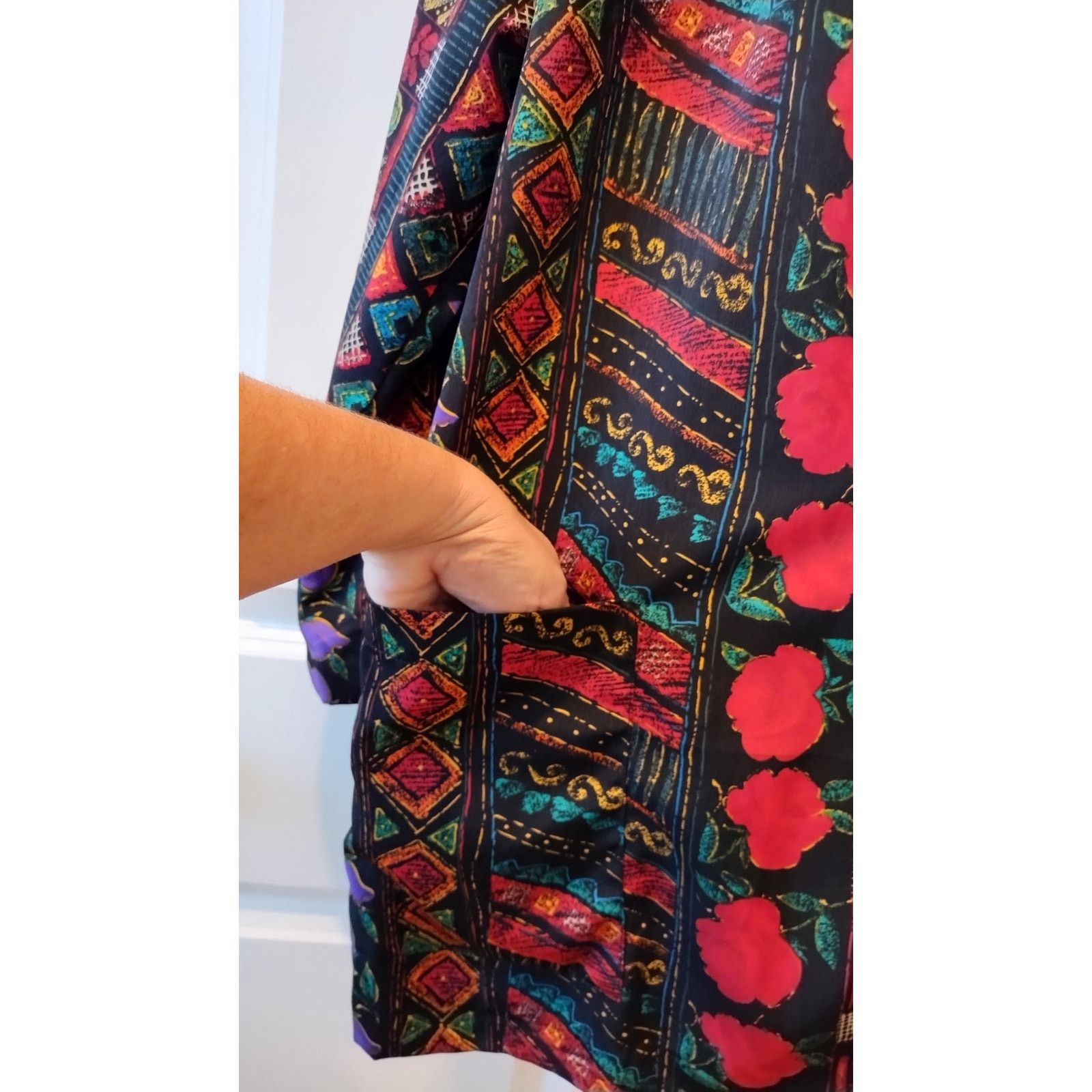 Other Exclusif by W Jacket Multicolor 1-Button Pockets Sz XL Size XL / US 12-14 / IT 48-50 - 3 Thumbnail