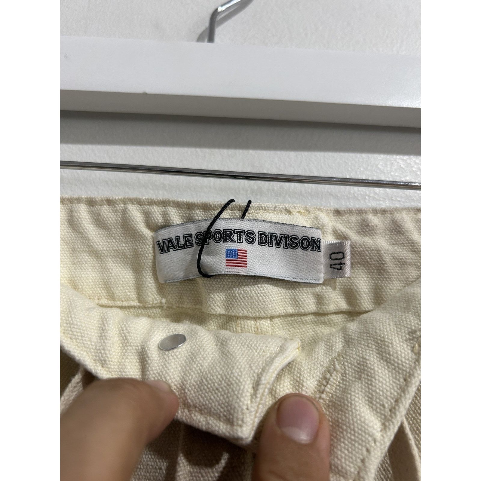 Vale VALE FOREVER CREAM 1980S PAINTERS SIZE 40 NEW Size US 40 / EU 56 - 4 Thumbnail