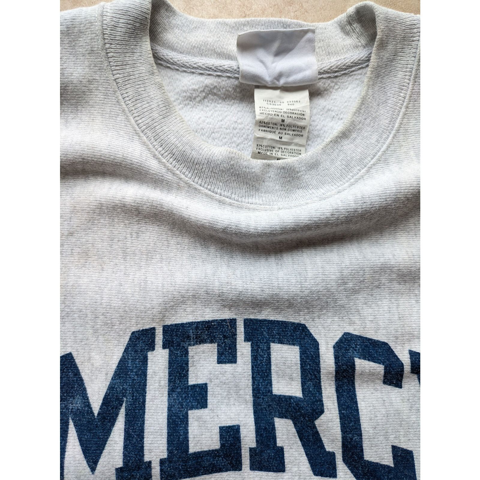 Champion Mercy College NY Mavericks 2000s REVERSE WEAVE M gray vtg Size US M / EU 48-50 / 2 - 4 Thumbnail