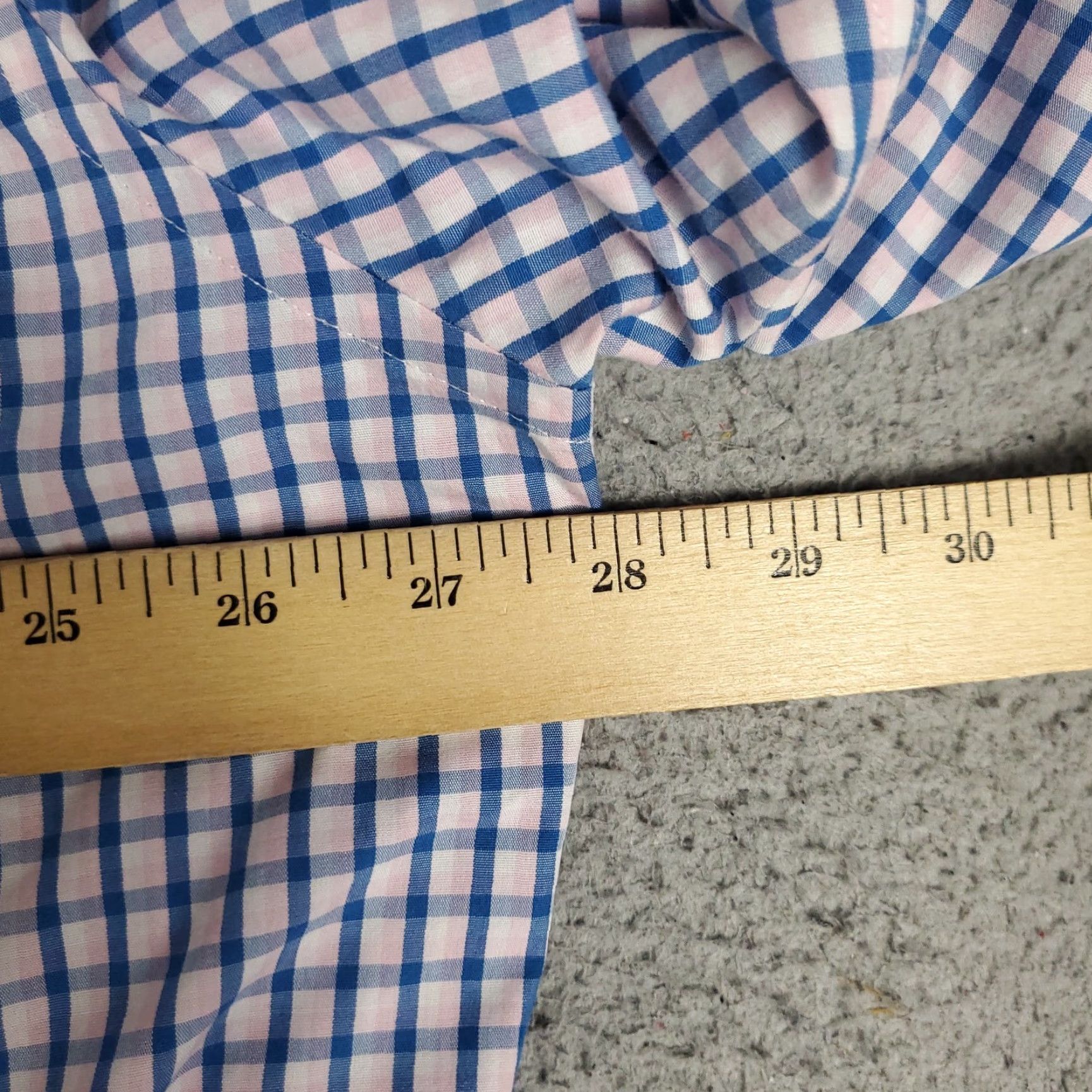 Brooks Brothers VINTAGE Brooks Brothers Shirt Men's 2XL Blue Pink Plaid Button-Up Long Sleeve Business Casual Formal Wedding Size US XXL / EU 58 / 5 - 6 Thumbnail