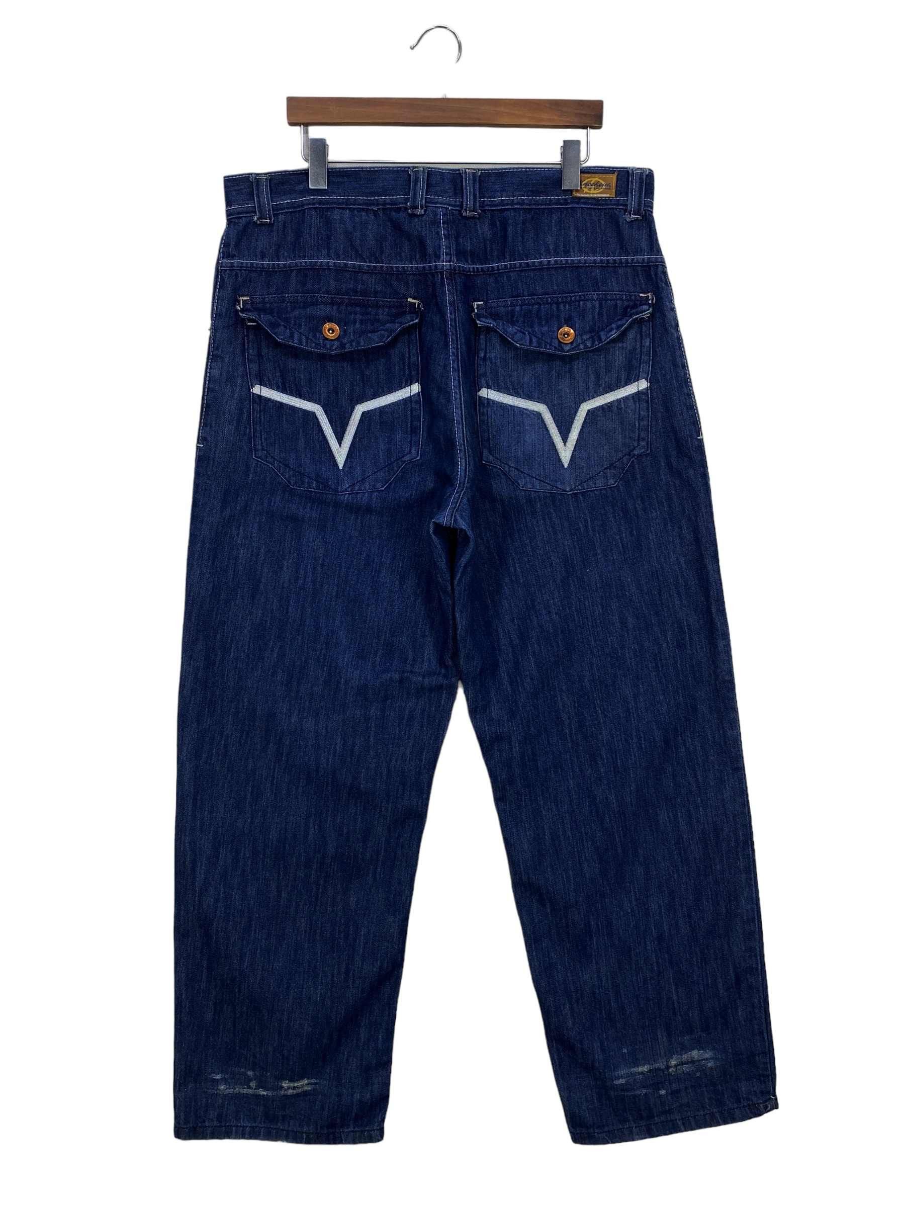 Japanese Brand Knockouts Baggy Denim Jeans Size US 38 / EU 54 - 1 Thumbnail