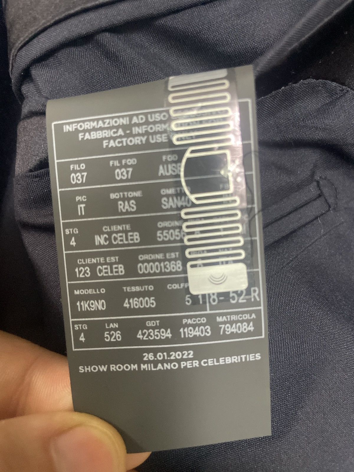 Ermenegildo Zegna 1 of 1 Ermenegildo Zegna XXX blazer 2023 Size 52R - 12 Thumbnail