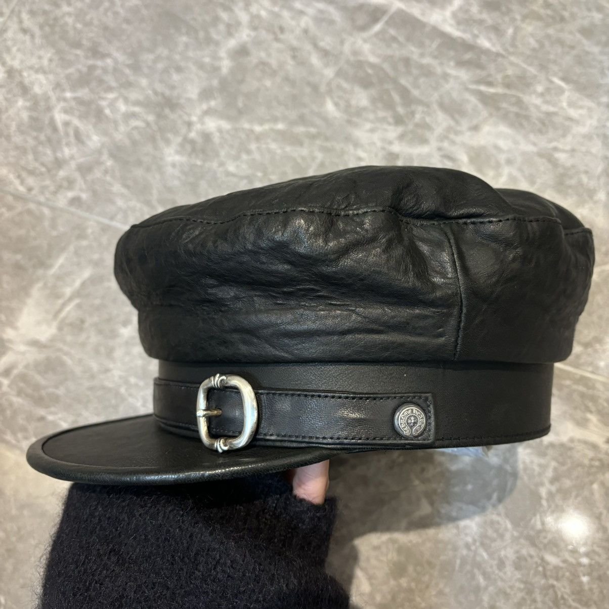 Chrome Hearts Chrome Hearts leather hat Size ONE SIZE - 2 Thumbnail
