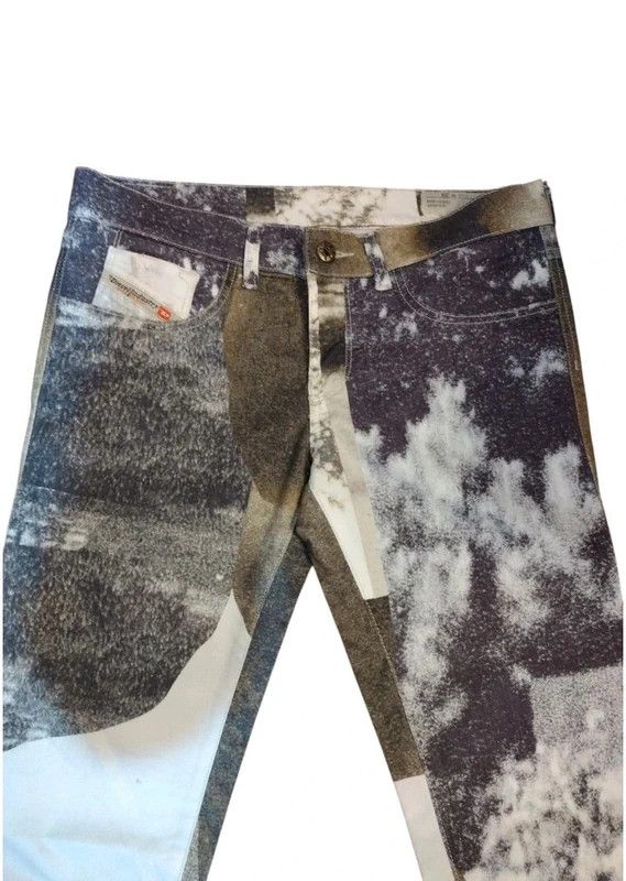 Diesel Diesel Livier-SP Archive "Cloud/Stone" Print Slim Jeans W29 Size 29" - 2 Thumbnail