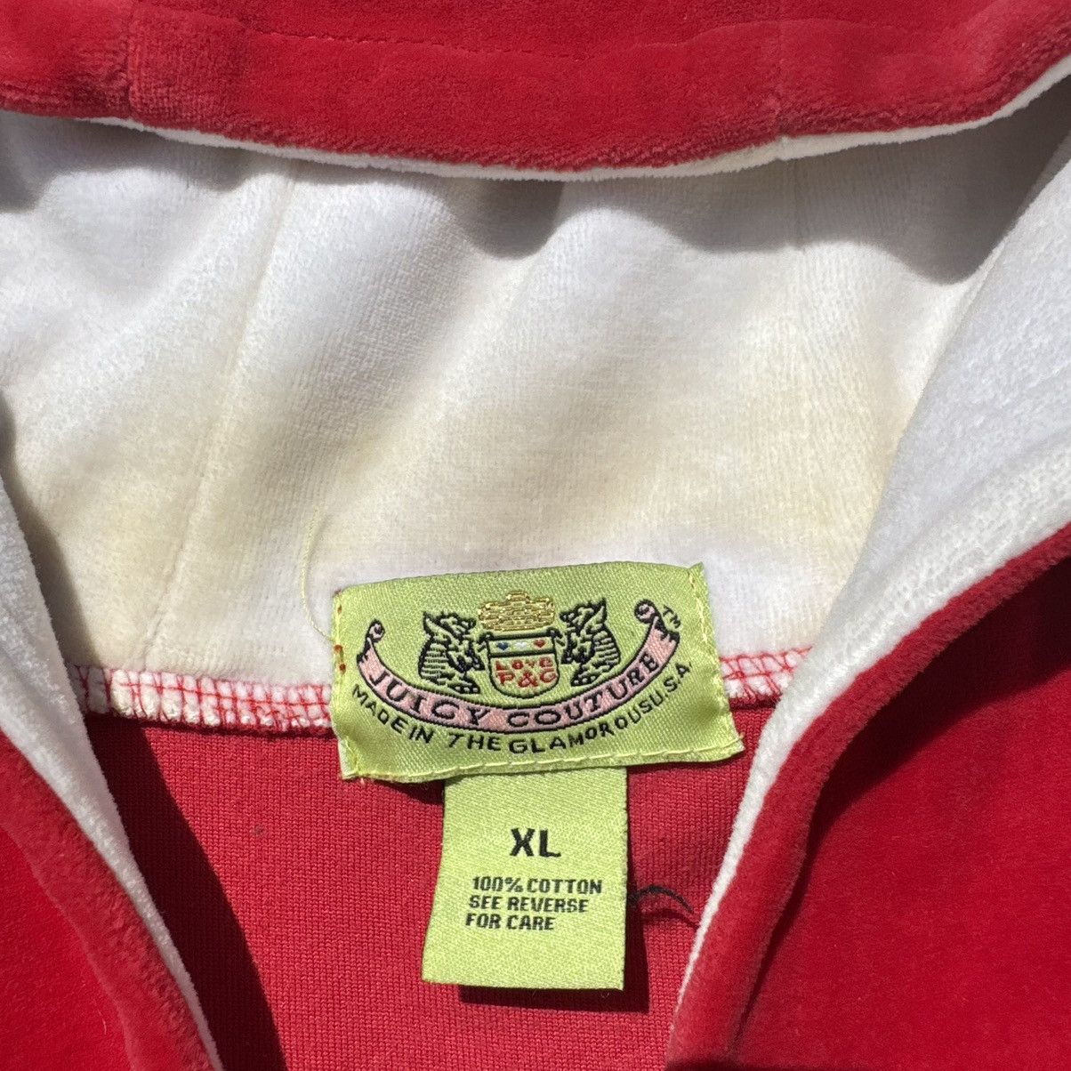 Juicy Couture vintage juicy couture zip hoodie 91 velour rap big logo Size XL / US 12-14 / IT 48-50 - 11 Thumbnail