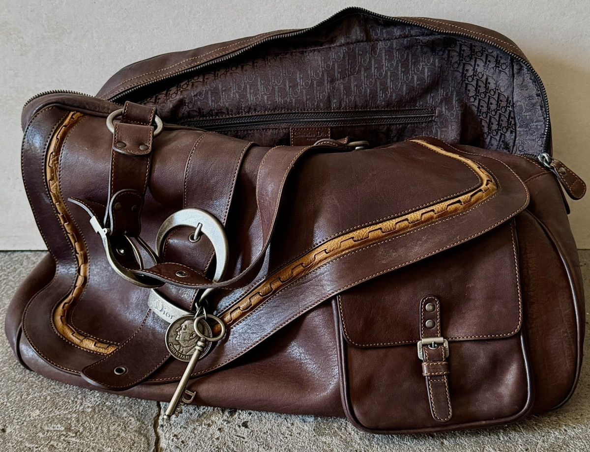 Dior Dior - John Galliano - SS2006 XL Gaucho - Saddle Work Bag Size ONE SIZE - 20 Thumbnail