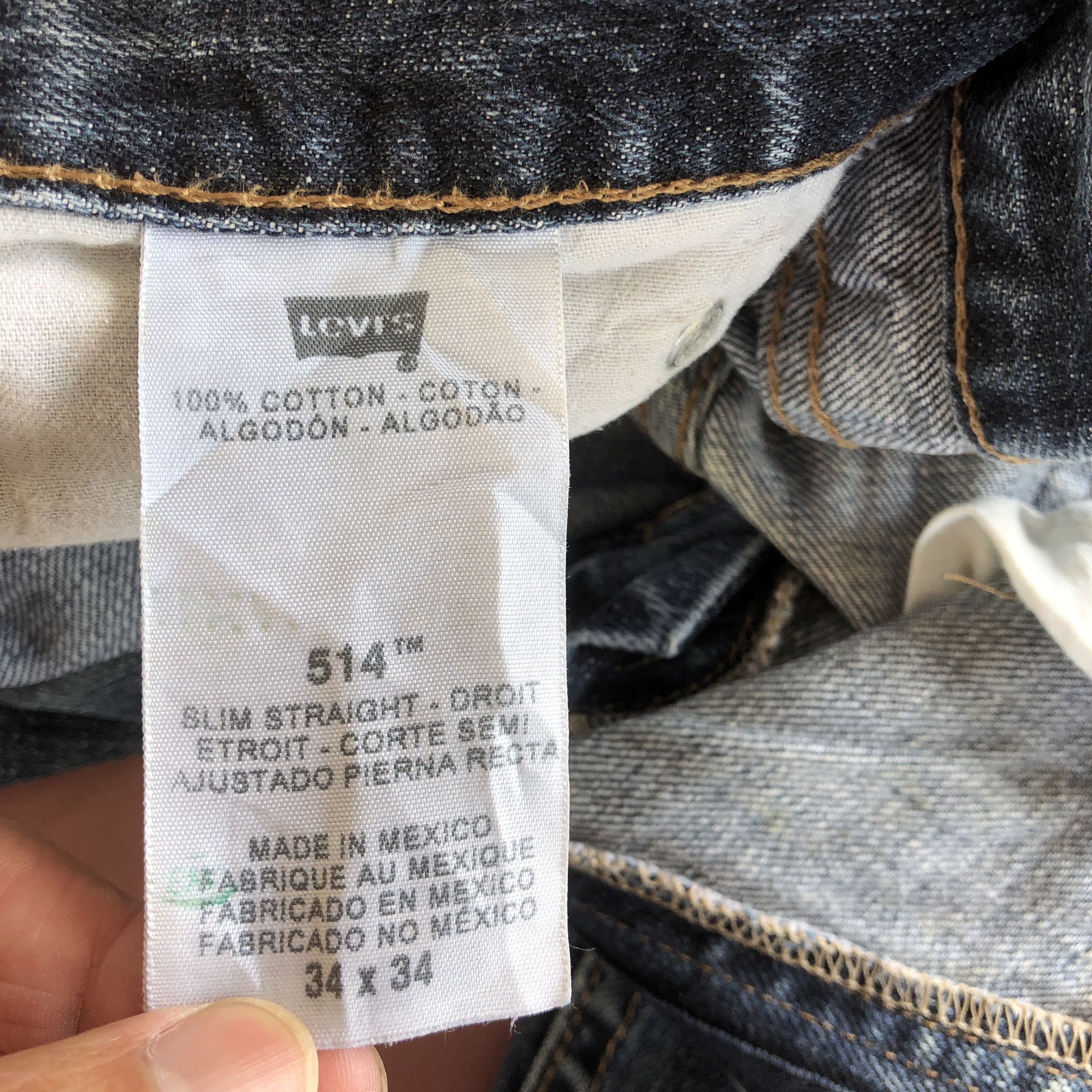 Levi's Vintage Levis Distressed Jeans Levi's 514 Faded Denim Size US 32 / EU 48 - 6 Thumbnail