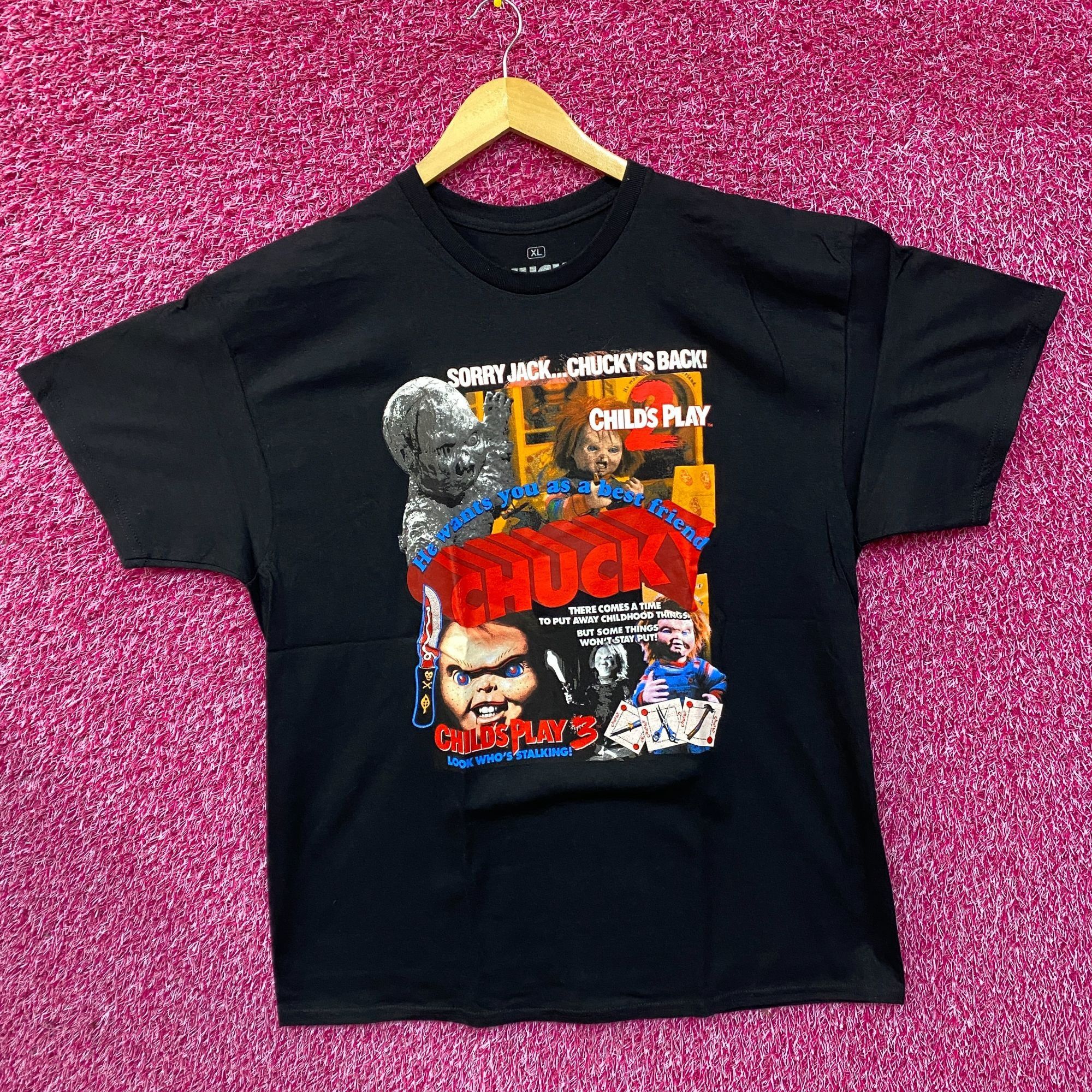Ripple Junction Chucky Child's Play 3 Chuckys Back Horror Movie T-Shirt XL Size US XL / EU 56 / 4 - 3 Thumbnail