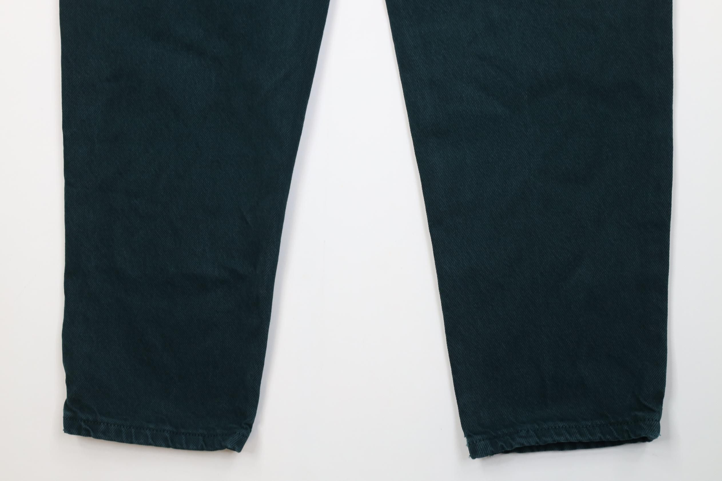 Levi's Vintage 90s Levis 521 Tapered Leg Denim Jeans Green USA Size 36" / US 14 / IT 50 - 14 Thumbnail