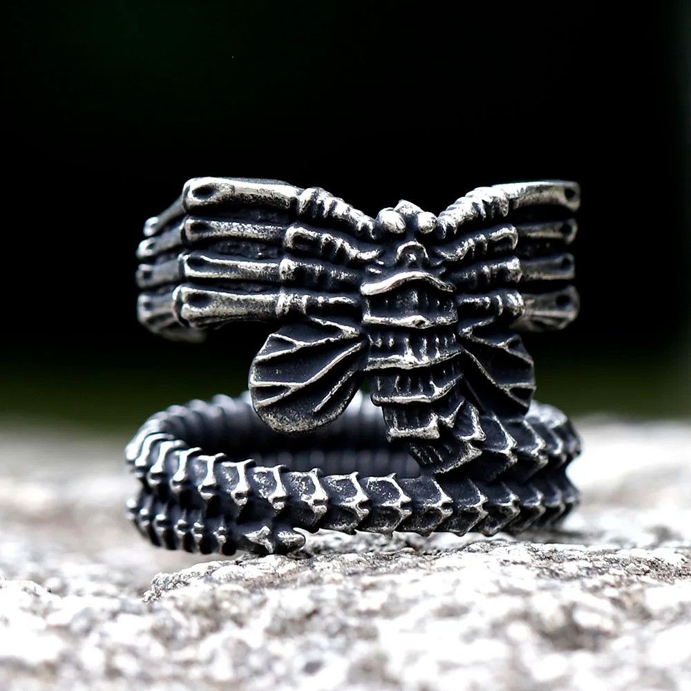 Jewelry Alien Ring Streetwear Jewelry Fashion Gift Size ONE SIZE - 8 Thumbnail
