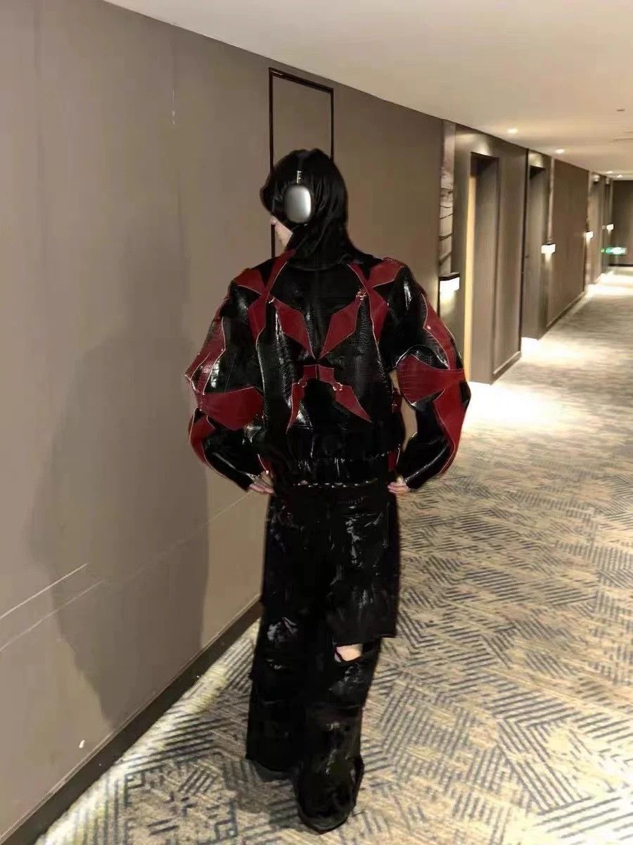 Designer × Japanese Brand FLYERRER Four-Pointed Star Rivet Faux Size XL / US 12-14 / IT 48-50 - 4 Thumbnail