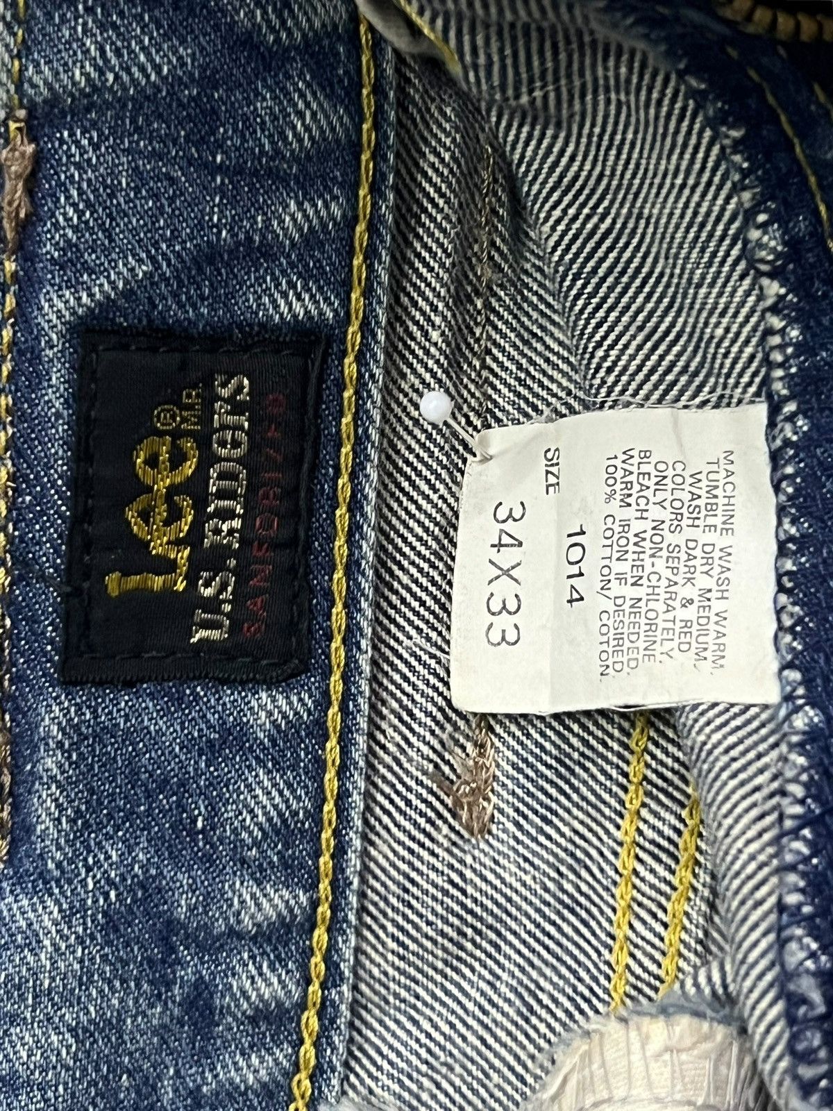 Lee Vintage Lee Riders Made in Japan Jeans Classic Blue Denim Size US 32 / EU 48 - 10 Thumbnail