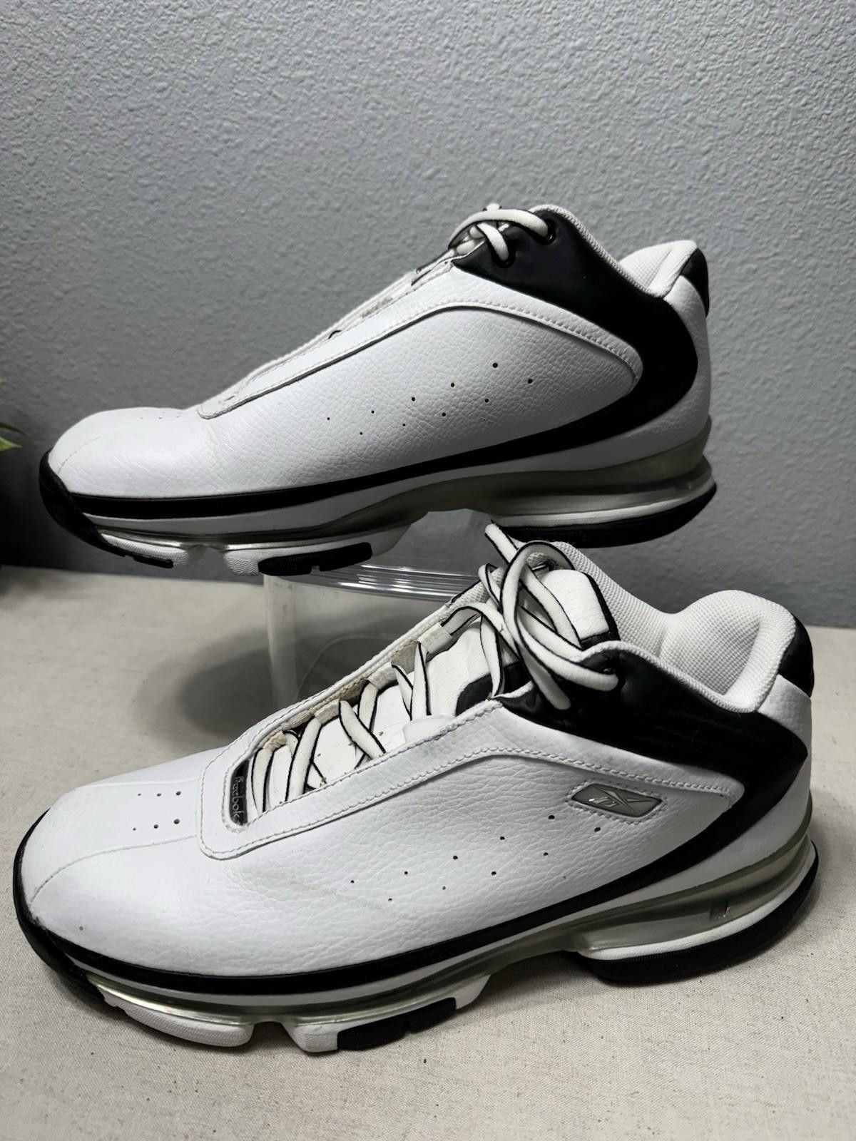 Reebok VINTAGE Reebok Men's Midtop Basketball Shoes Size 9 White Size US 9 / EU 42 - 2 Thumbnail