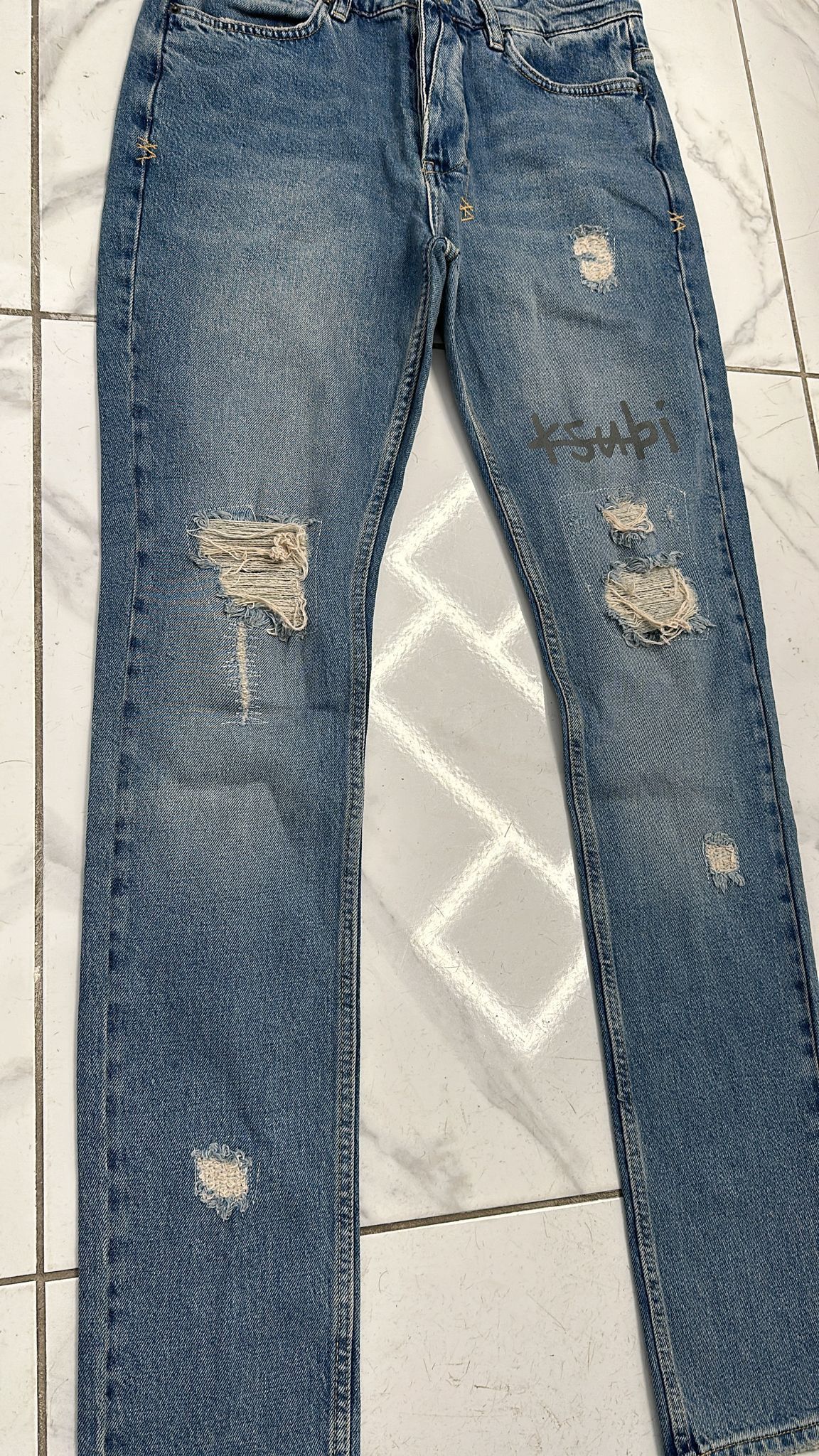 Ksubi Ksubi Van Winkle Heritage Repair Jeans Size 34 Size US 34 / EU 50 - 4 Thumbnail