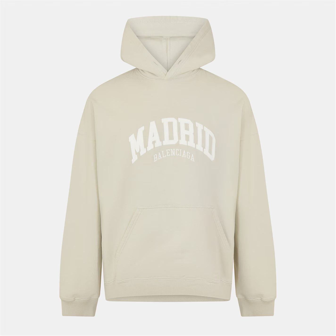 Balenciaga o1g2r1mq0226 Over the Head Pull Over Hoodie In Ivory Size US S / EU 44-46 / 1 - 1 Thumbnail