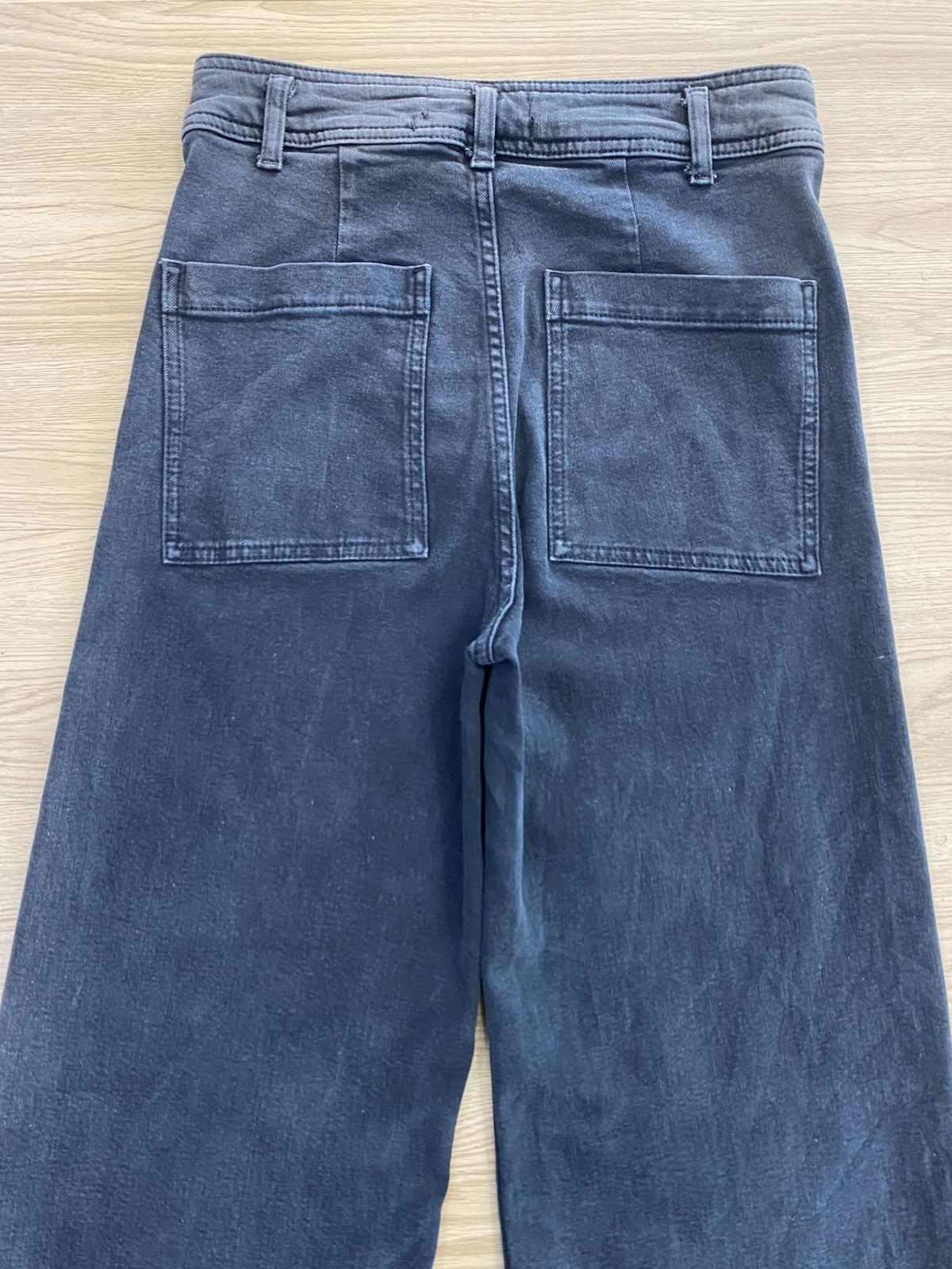 Zara ZARA Baggy Style Hairy Leg Denim Size US 26 / EU 42 - 4 Thumbnail