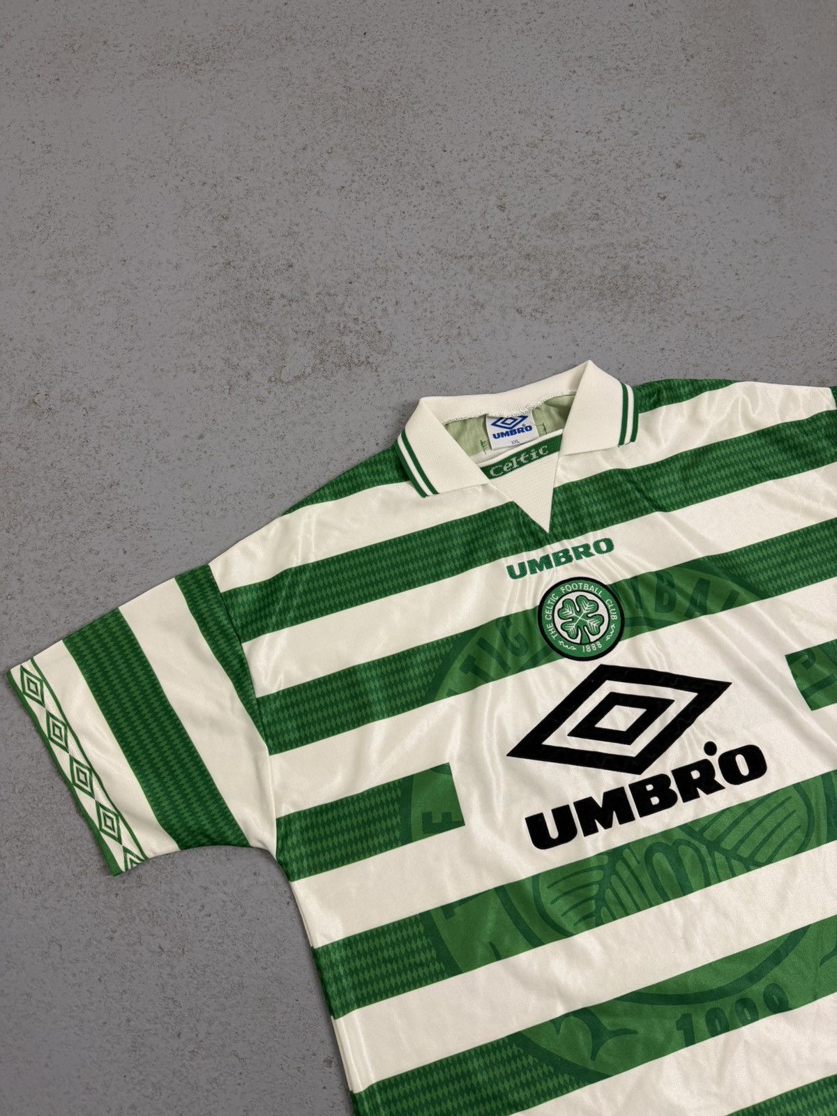 Umbro Vintage 1997/99 Umbro Celtic Fc Home Soccer Jersey Size US XXL / EU 58 / 5 - 2 Thumbnail