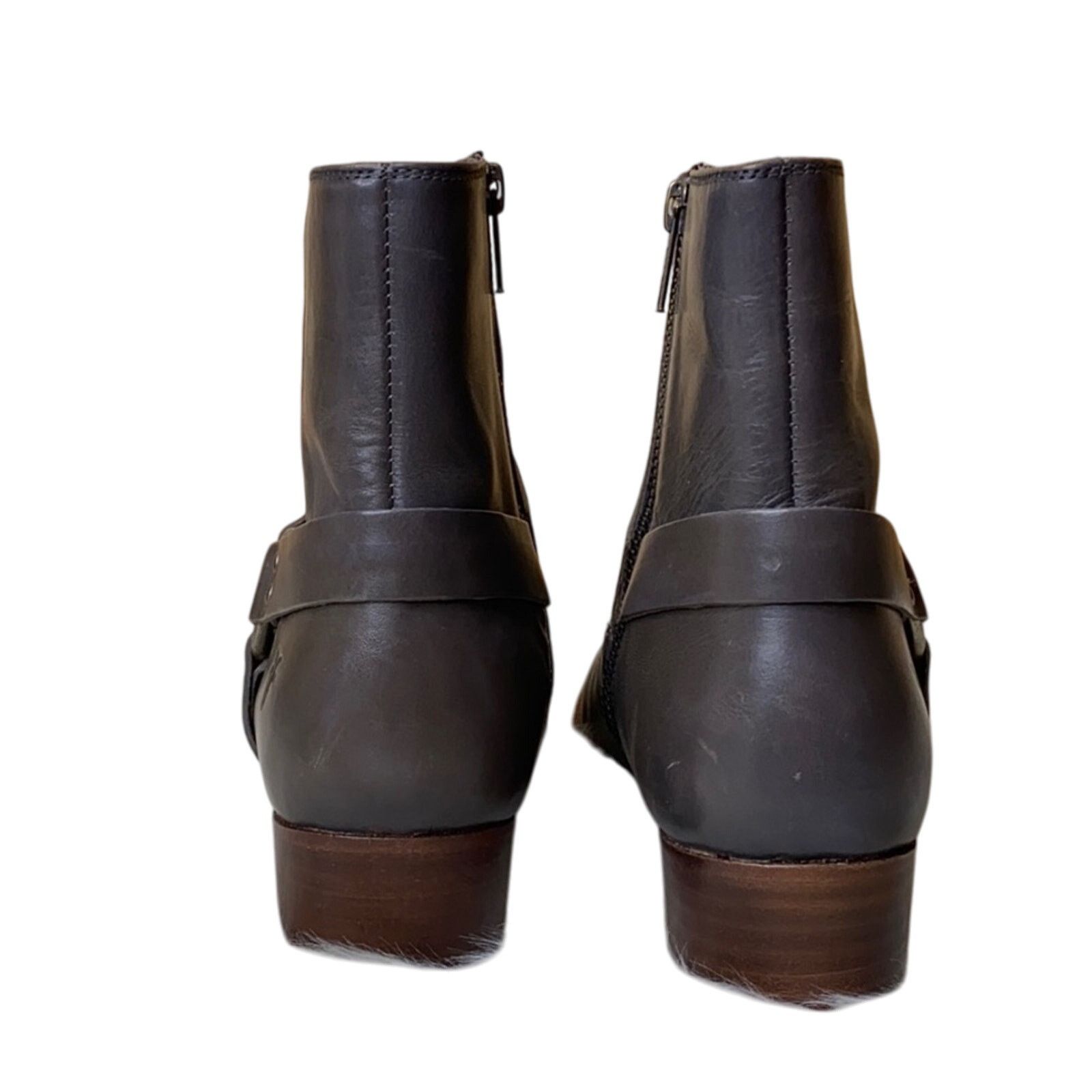 Frye Frye Grey Dara Leather Harness Booties Boots 8B Size US 8 / IT 38 - 6 Thumbnail
