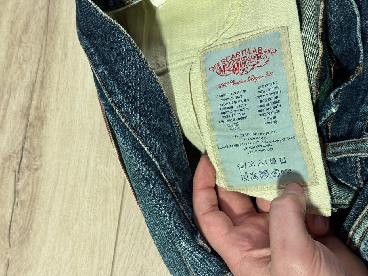 Scarti-Lab Scarti Lab Denim Jeans Size 33 Selvedge Japan Distressed Size US 33 - 12 Thumbnail