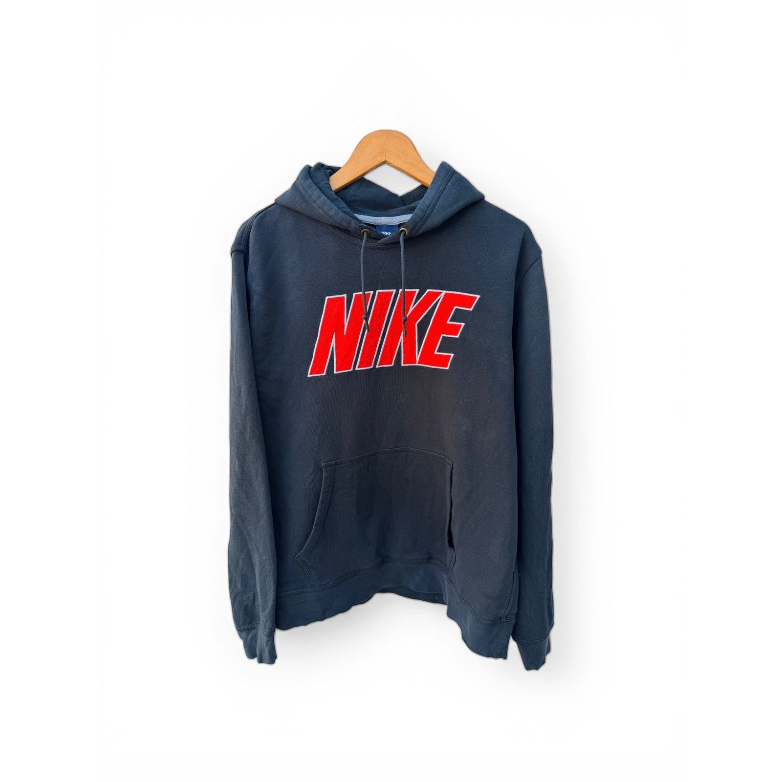 Nike Nike Pullover Hoodie Mens XL Navy Red Sweatshirt Size US XL / EU 56 / 4 - 1 Thumbnail