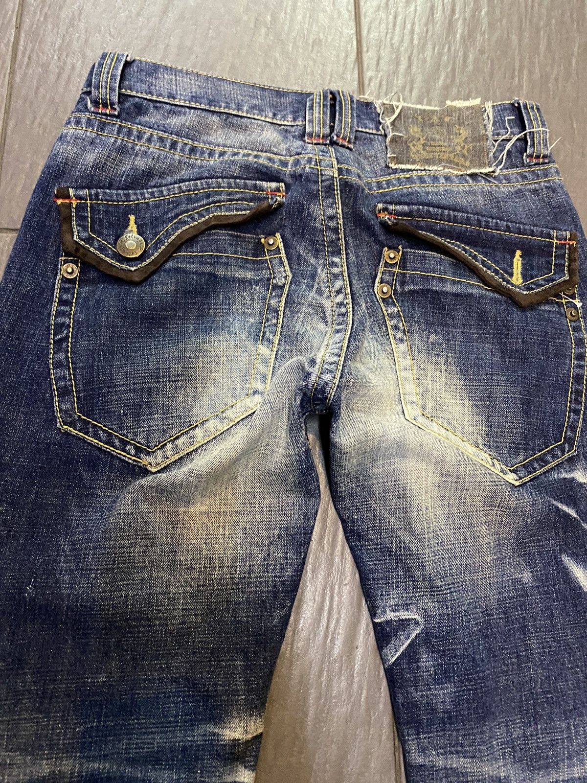 Hysteric Glamour Japan 🇯🇵 brand R seluage mud wash distressed Size US 32 / EU 48 - 4 Thumbnail