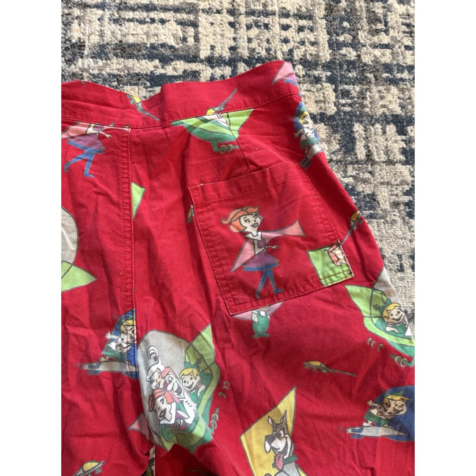 Gloverall VINTAGE 80s Life’s A Beach Surfgear The Jetsons All Over Print Board Shorts 28 Red Mens Size US 28 / EU 44 - 6 Thumbnail