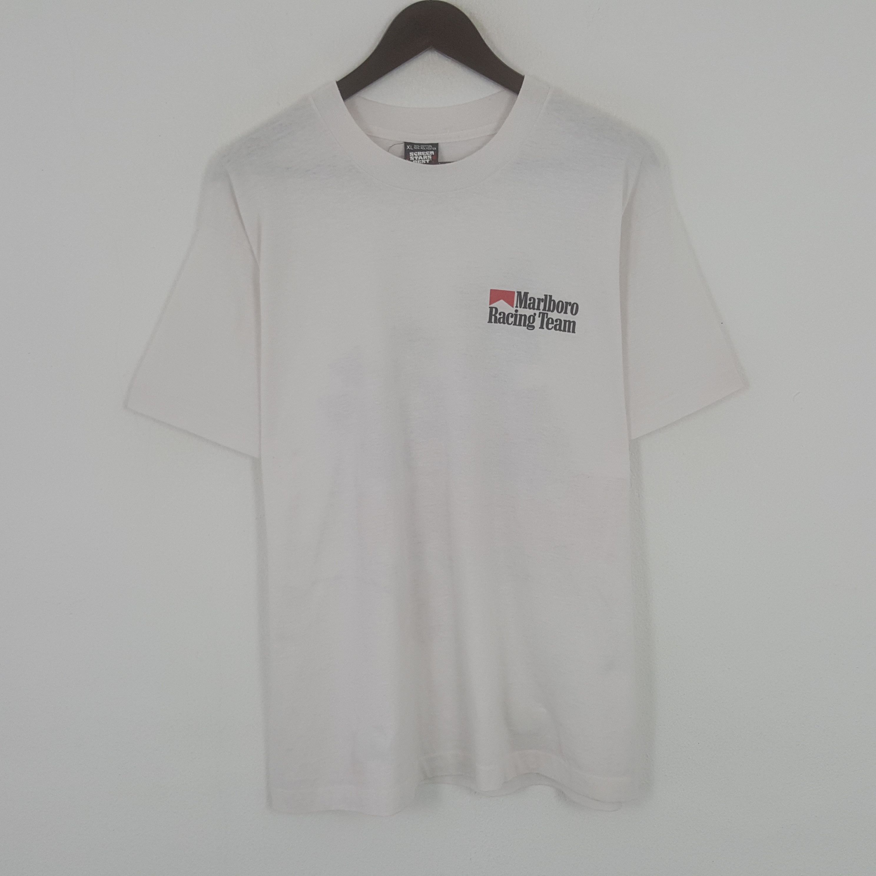 Marlboro × Vintage Vintage Marlboro Racing 89 Tshirt Size US L / EU 52-54 / 3 - 3 Thumbnail