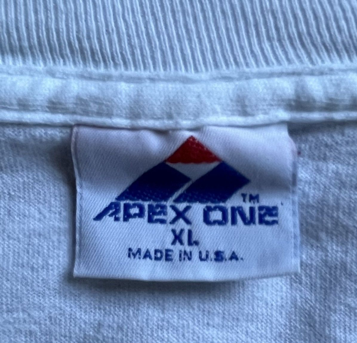Apex One × NCAA × Vintage 1990’s NCAA Wisconsin Badgers Apex one Big logo t shirt XL Size US XL / EU 56 / 4 - 8 Thumbnail