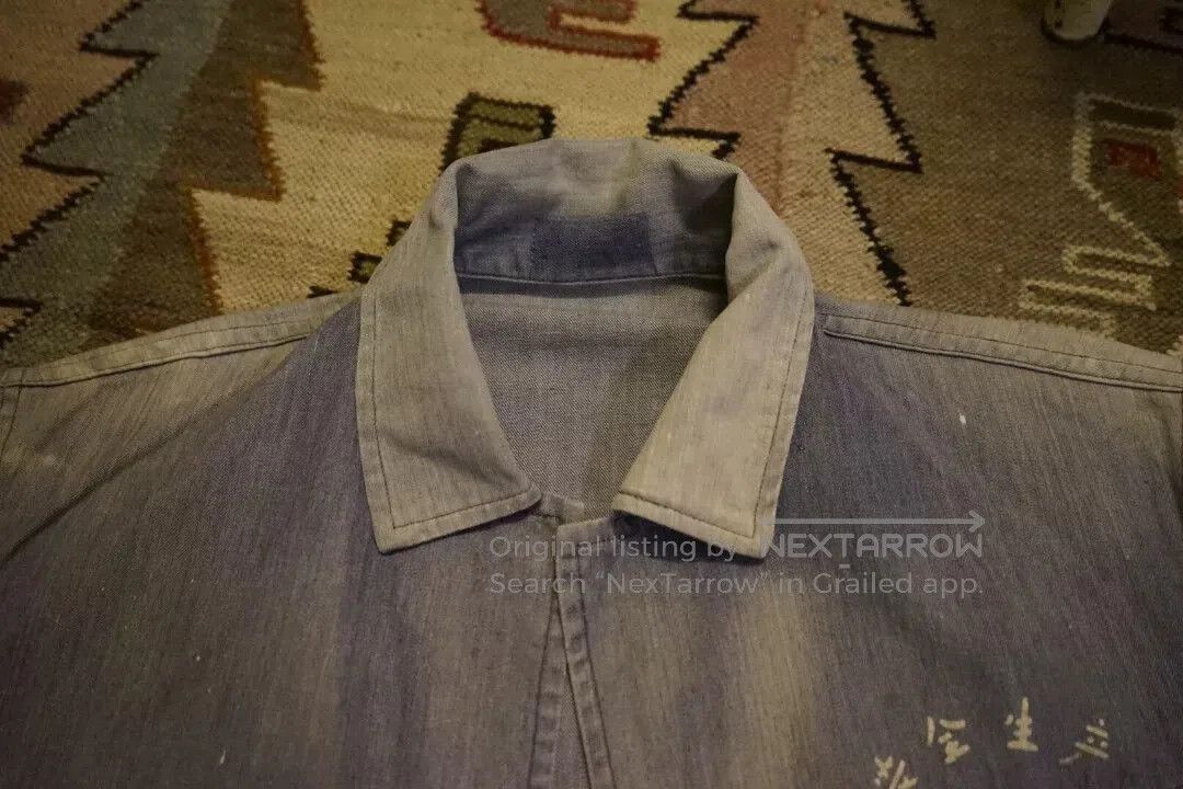 Vintage Vintage French Work Jacket Indigo Blue. Size US M / EU 48-50 / 2 - 3 Thumbnail