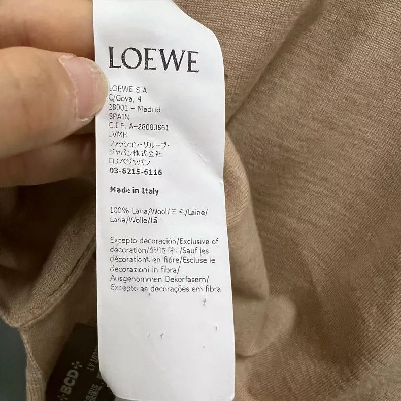 Loewe LOEWE Knitted sweater with logo on the pocket Size M / US 6-8 / IT 42-44 - 4 Thumbnail