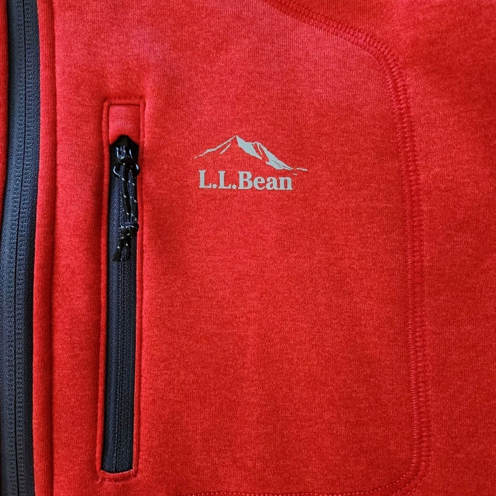 Vintage L.L. Bean Mens XL Red Long Sleeve 1/4 Zip Pullover Sweater Slightly Fitted Big & Tall Outdoor Preppy Golf Hiking Walking Fall Winter Season Size US XL / EU 56 / 4 - 4 Thumbnail