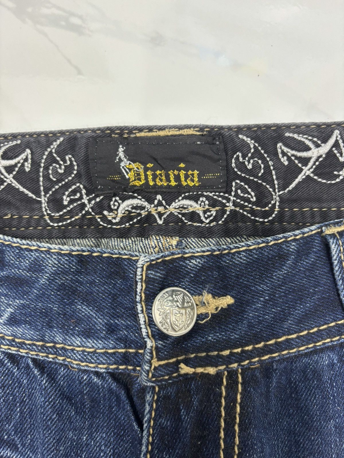 Hysteric Glamour × Undercover Vintage Japanese Diaria Punk Distressed Denim Jeans Size US 28 / EU 44 - 9 Thumbnail