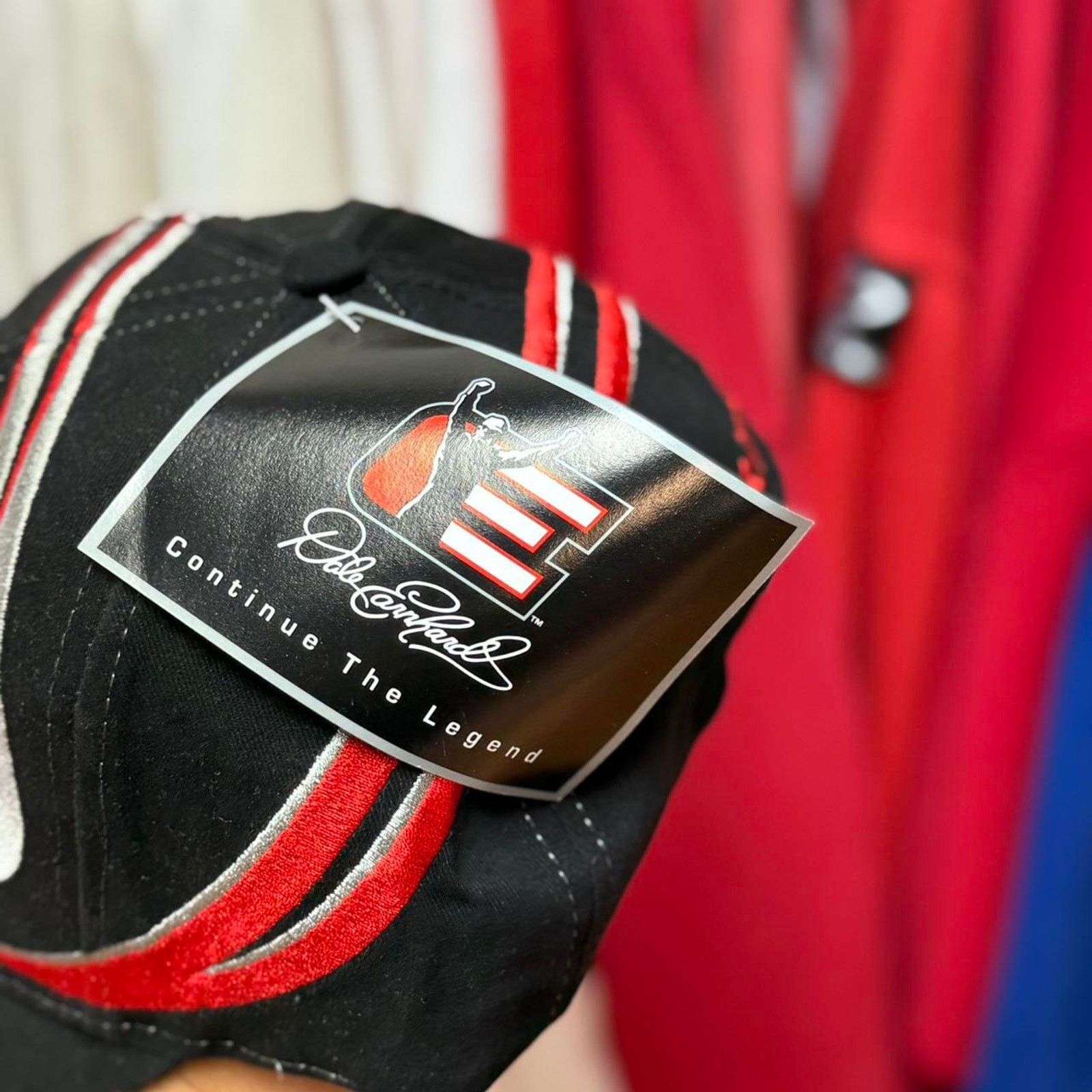 NASCAR × Vintage Vintage 90s NASCAR Dale Earnhardt Racing Race Car Cap Size ONE SIZE - 6 Thumbnail