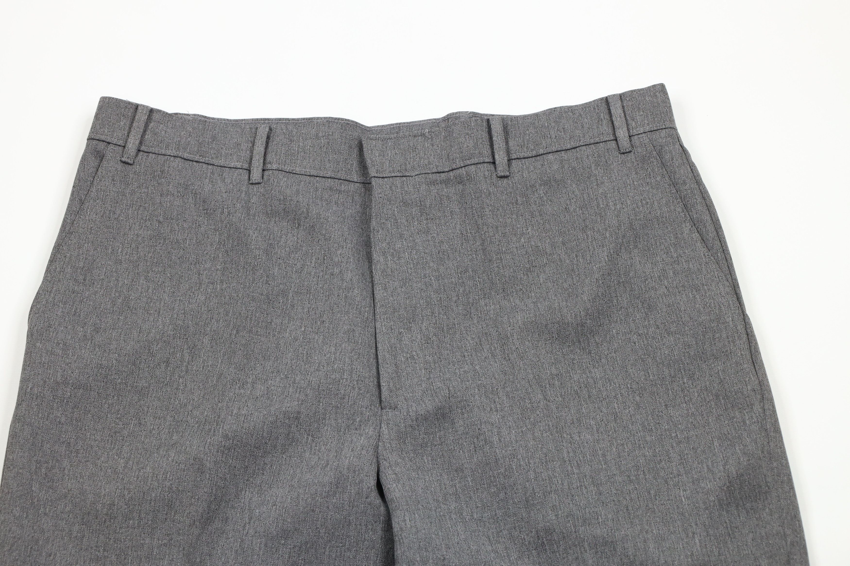 Levi's × Vintage Vintage 90s Levis Knit Wide Leg Chino Pants Heather Gray Size US 38 / EU 54 - 2 Thumbnail