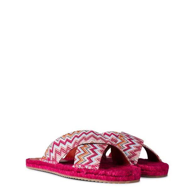 Missoni o1g2r1mq1124 Harlow Sandals in Multicolor Size US 7 / IT 37 - 3 Thumbnail