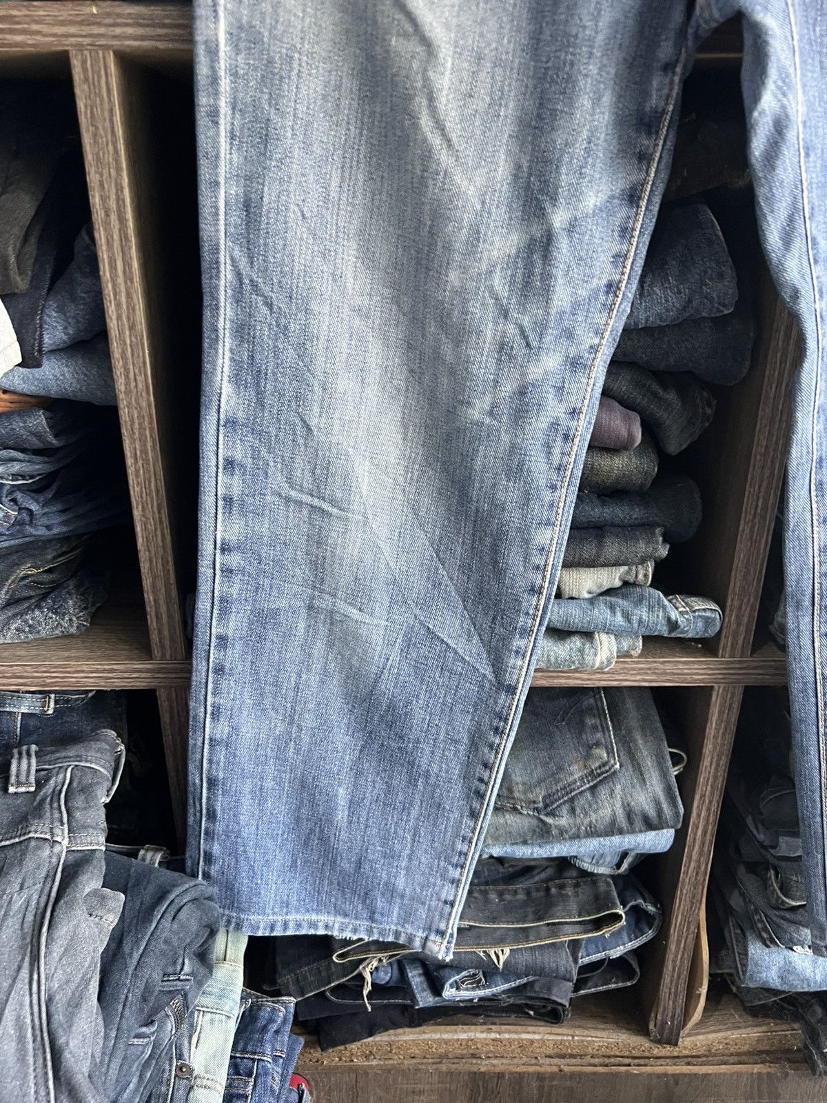 Edwin 🔥Vintage Edwin 403 Distressed Denim Size US 32 / EU 48 - 7 Thumbnail