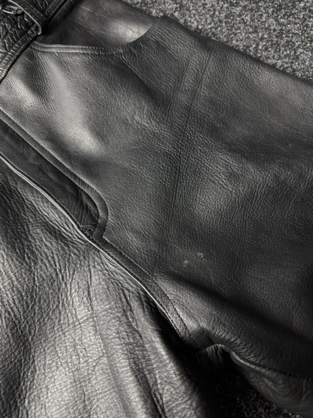 Leather Y2K Vintage Leather Pants Opium Style Alt Biker USA Rare Size US 35 - 9 Thumbnail