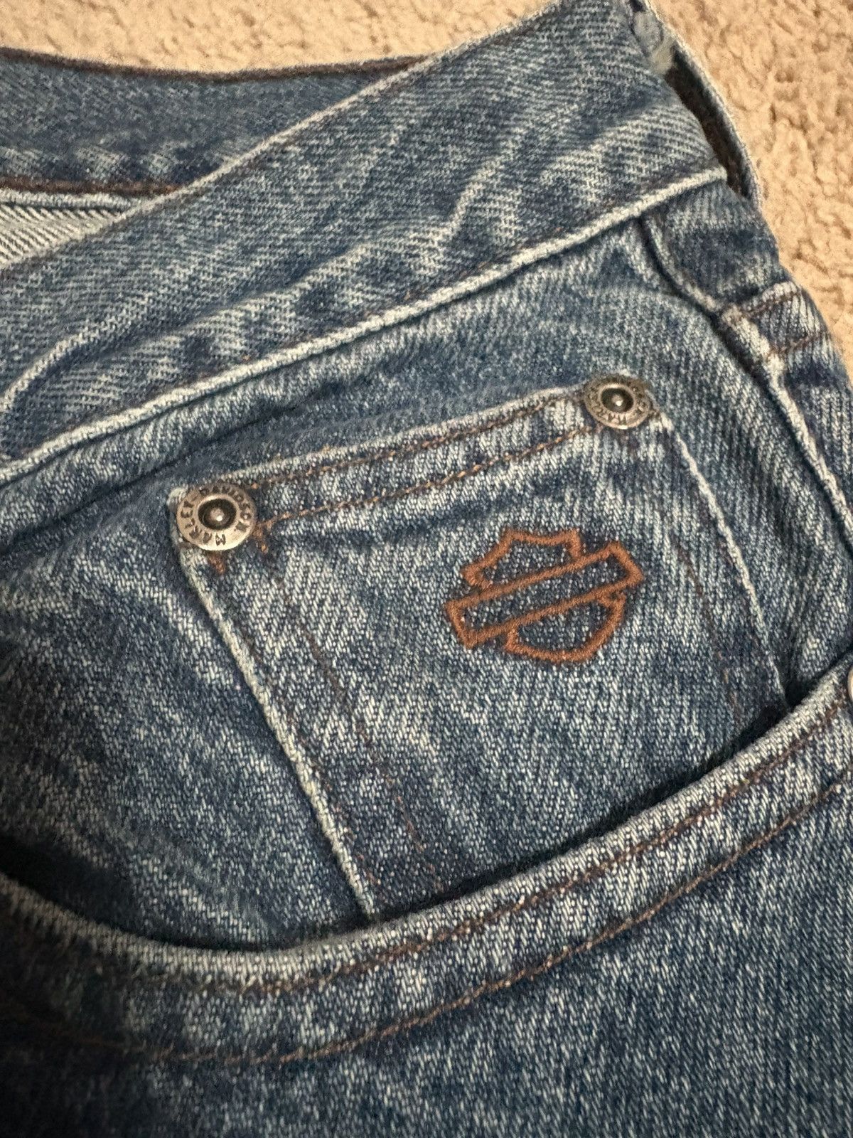 Harley Davidson Harley-Davidson Regular Straight Jeans – Men’s Size US 32 / EU 48 - 5 Thumbnail