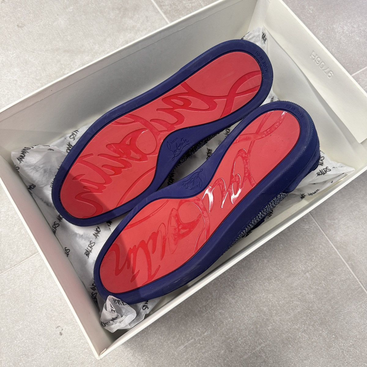 Christian Louboutin Christian Louboutin Louis Junior Strass Trainers RRP £1950 Size US 8.5 / EU 41-42 - 7 Thumbnail