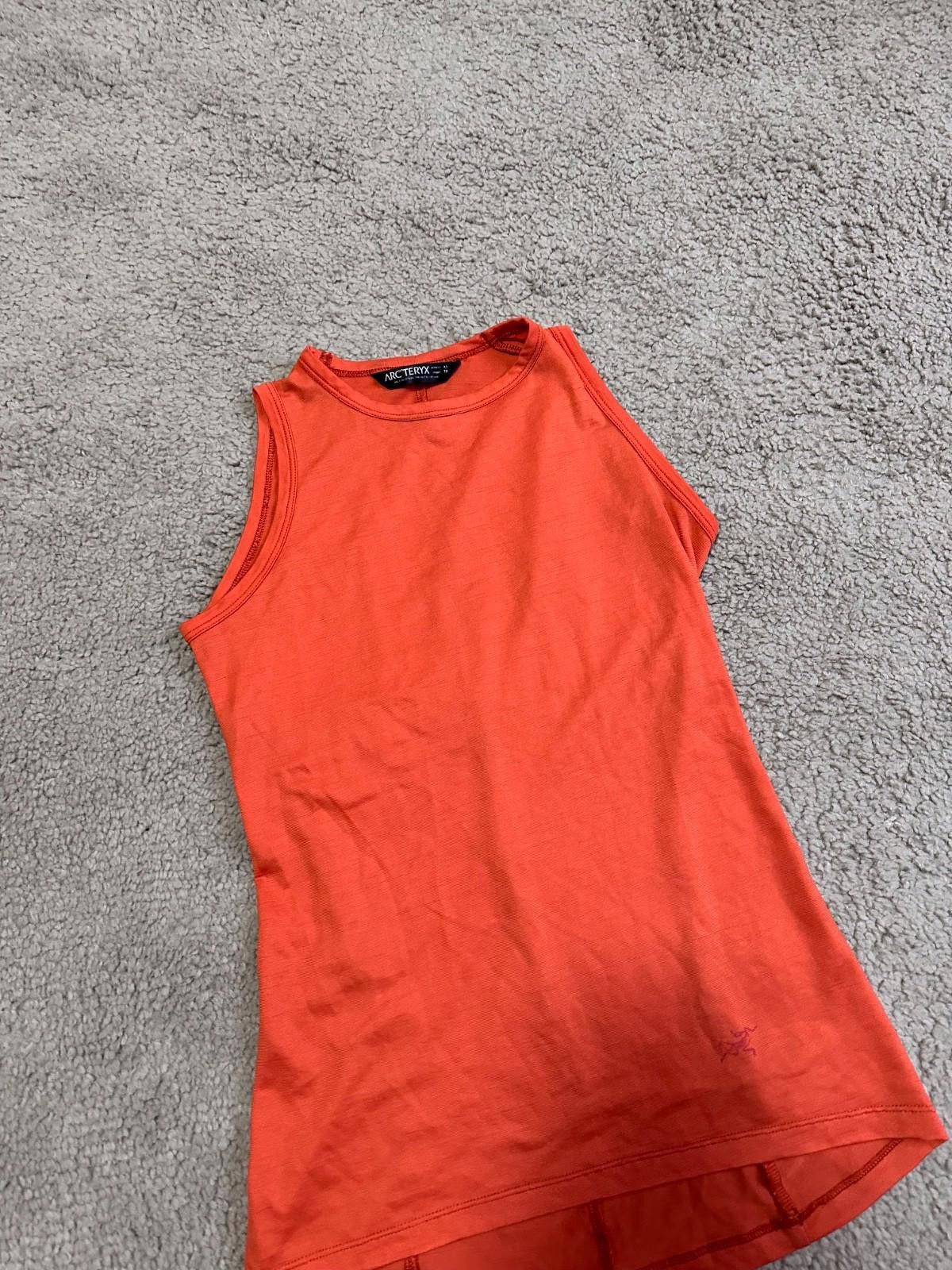 Arc'teryx Arcteryx Women’s Sleeveless Orange Yoga Gym Workout Tank Top Size XS / US 0-2 / IT 36-38 - 3 Thumbnail