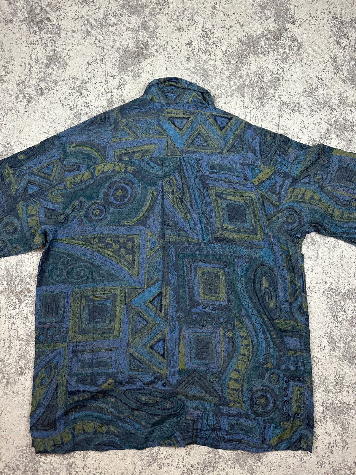Vintage Vintage Shirt Designer 90s St Michael Marks Spencer Silk Size US L / EU 52-54 / 3 - 6 Thumbnail
