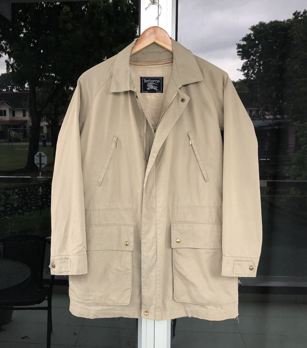 Burberry Vintage Burberrys Lined Novacheck THRASHED Coat Jacket Size US M / EU 48-50 / 2 - 7 Thumbnail