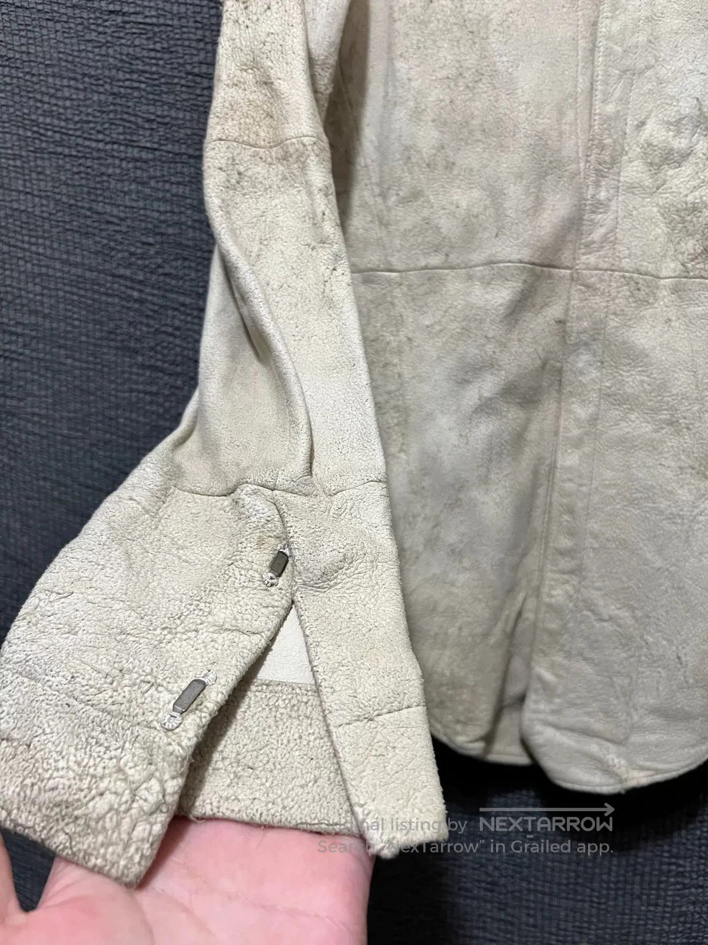 Julius Julius_7 Distressed Leather Jacket. Size US S / EU 44-46 / 1 - 3 Thumbnail